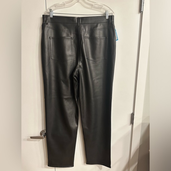 FRENCH CONNECTION ETTA - FAUX LEATHER STRAIGHT PANTS - Picture 3 of 6